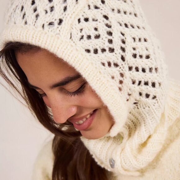 Cozy Pointelle Balaclava - Picture 1 of 3
